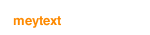 meytext